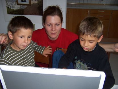 Sept. 2007, me and my two nephews